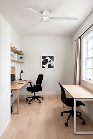 Потолочный вентилятор PUNT TUB M Ш1300MM белый 3 PALAS белый