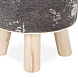 Табуретка низкая Chelsy угольно-серый