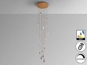 Lagrimas Люстра 20L розовое золото