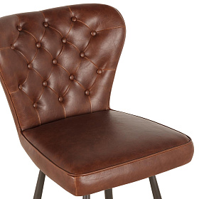 Барный стул в стиле ретро Nordwich коричневый