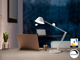 Taros Настольная лампа1L белая