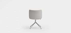 Поворотный стул Mogi хром/ светло-серый