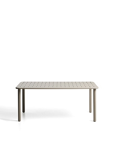 Уличный стол Brai из оцинкованной стали бежевого цвета, 180 x 90 см