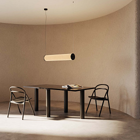 Подвесной светильник Nooi C1276/L с черным мраморным шаром