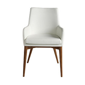 Белый стул из экокожи модель 4006