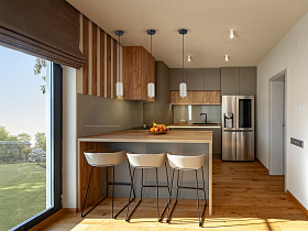 Nimes Подвесной светильник 1L черно-серый