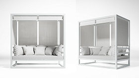 Диван уличный Tres под навесом