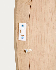 Зеркало из тикового дерева Alura 94,6 x 192,1 см