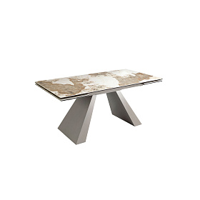 Раздвижной обеденный стол 1124/MC21087DT из мраморной керамики