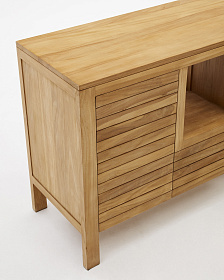 Kenta Мебель для ванной комнаты из массива тика с натуральной отделкой 120 x 45 см