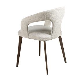 Стул 4173 из ткани цвета слоновой кости