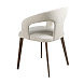 Стул 4173 из ткани цвета слоновой кости