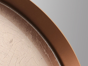 Malmo Зеркало с покрытием розовое золото 165X90