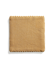 Подушка для стула Dirome в оранжевую полоску, 100% ПЭТ, 40 x 40 см