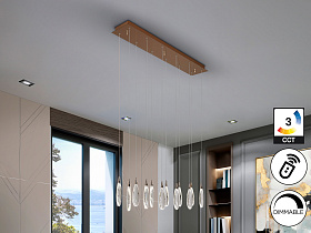 Lagrimas Люстра 12L розовое золото