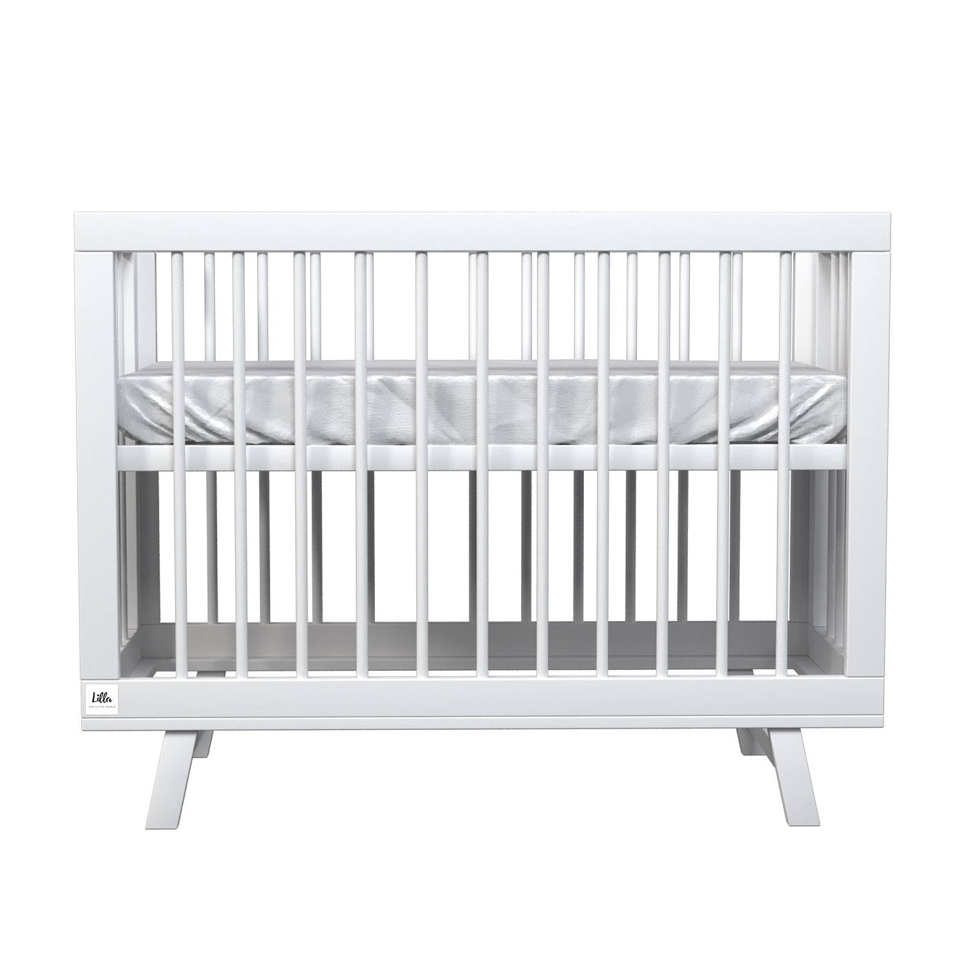 Кроватка для новорожденного Lillaland - модель Lilla Aria (НИК23)белая
