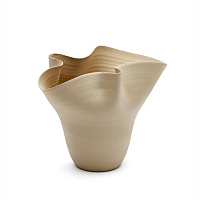 Macaire Керамическая ваза бежевого цвета Ø 26 см