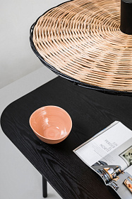 Costas 600 Подвесной светильник черный/ротанг