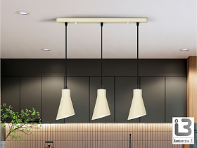 Bera Люстра 3L кремовый