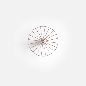 Бра Wheel 30 см хром + цоколь 15 см хром