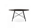 Обеденный стол Orchard 150 Macassar Ebony/черный/никель