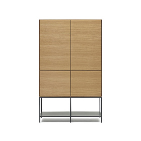 Vedrana Буфет из дубового шпона со стальными ножками 97,5 x 160 см