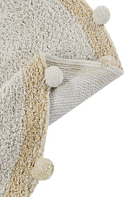 Ковер с помпонами медовый 120D