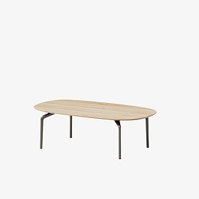 Овальный столик Kern 110x60cm высотой 35 см