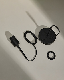 Крепление для металлического потолочного светильника Fulvia с черной отделкой