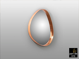 Julie Декоративное зеркало розовое золото