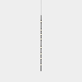 Подвесной светильник Dew Vertical Recessed черный 1700mm 