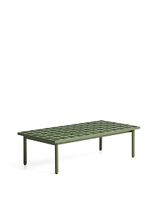 Уличный столик Maurina из зеленой стали с плиткой зеленого цвета 122 x 61 см