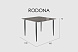 Обеденный стол RODONA CARBON MATTE 100х100