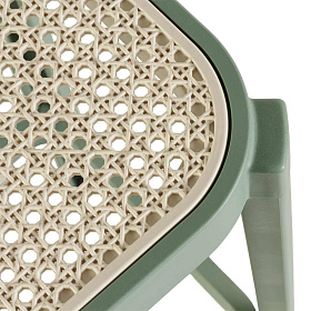 Уличный табурет Gery зеленого цвета