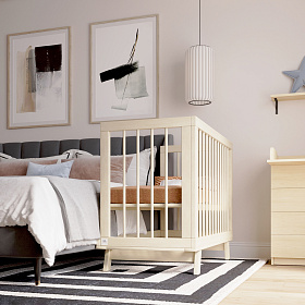 Кроватка для новорожденного Lillaland - модель Lilla Aria (НИК 23) дерево