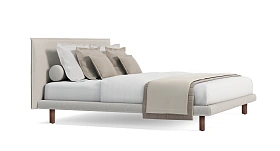 Кровать с мягким изголовьем SILENCE SILB160200BE