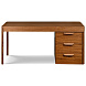 Письменный стол RONDA отделка шпон ореха F