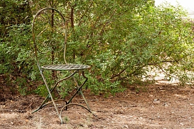 Складной кованый стул Delia