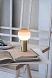 Настольный светильник Dipping Light Portable кремовый-матовая латунь