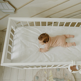 Кроватка для новорожденного Lillaland - модель Lilla Aria (НИК23)белая