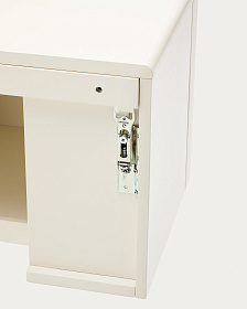 Мебель для ванной комнаты Salaya из лакированной бежевой фанеры ясеня