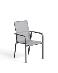 Уличный стул Canea из графитового алюминия