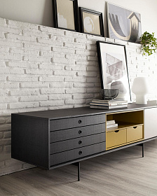 Тумба под ТВ Aura из орехового дерева