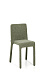 Штабелируемый стул Loria из зелёного шенилла