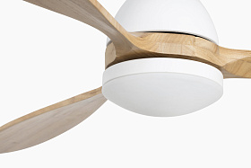 Потолочный вентилятор Poros Ø1320 LED белый