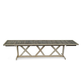 Скамья в промышленном стиле Vau белая