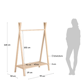 Maralis детская штанга для одежды в виде вигвама ясень 100 x 50 см