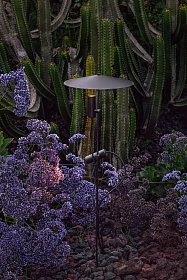 Светильник CLAP 1030 черный с колом 2x6 Вт 3000K 38° с экраном 24 В