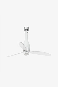 Потолочный вентилятор Eterfan белый/прозрачный 128 см