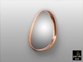 Julie Декоративное зеркало розовое золото